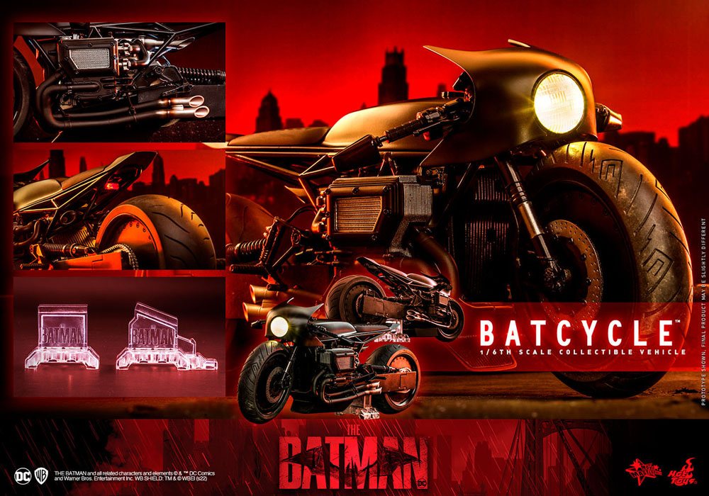 The Batman Movie Masterpiece Action Figure 1/6 Batcycle 42 cm