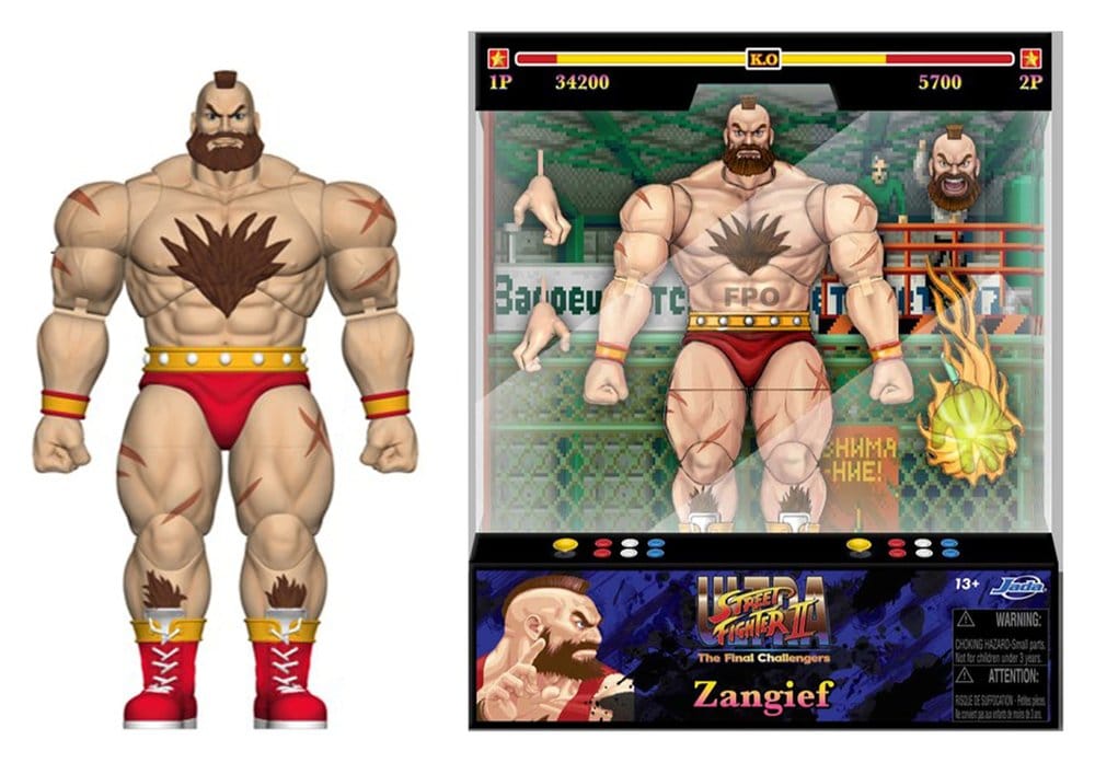 Ultra Street Fighter II: The Final Challengers Action Figure 1/12 Zangief 18 cm