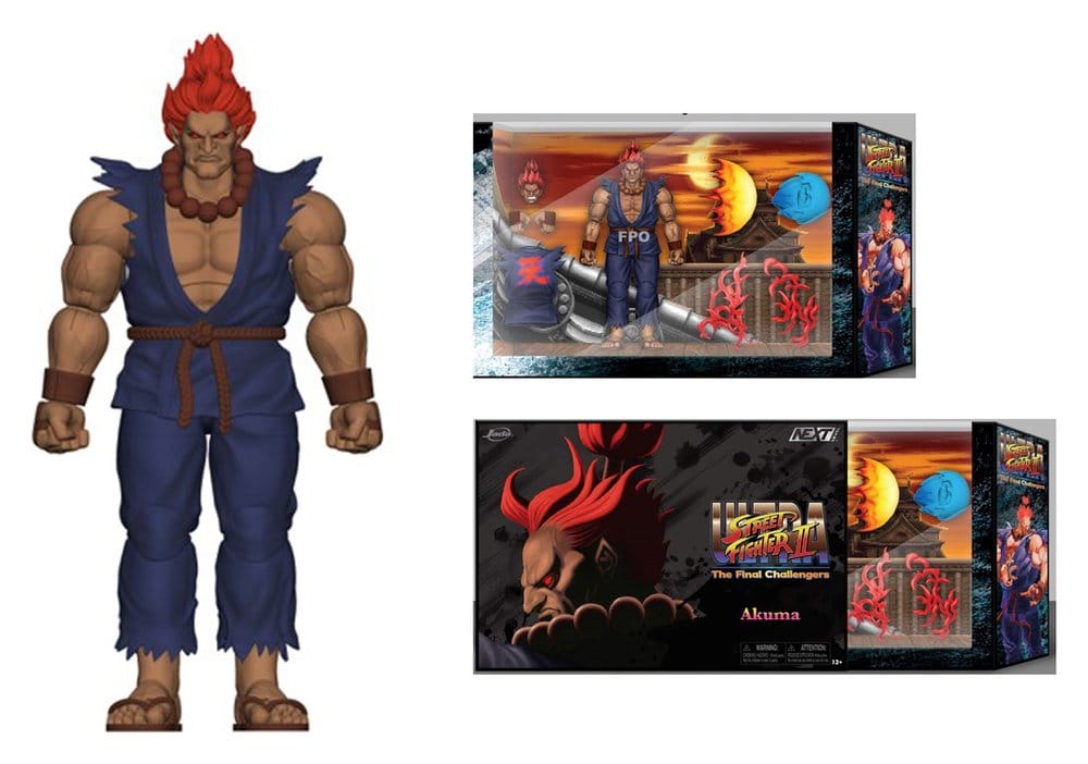 Ultra Street Fighter II: The Final Challengers Action Figure 1/12 Akuma 15 cm