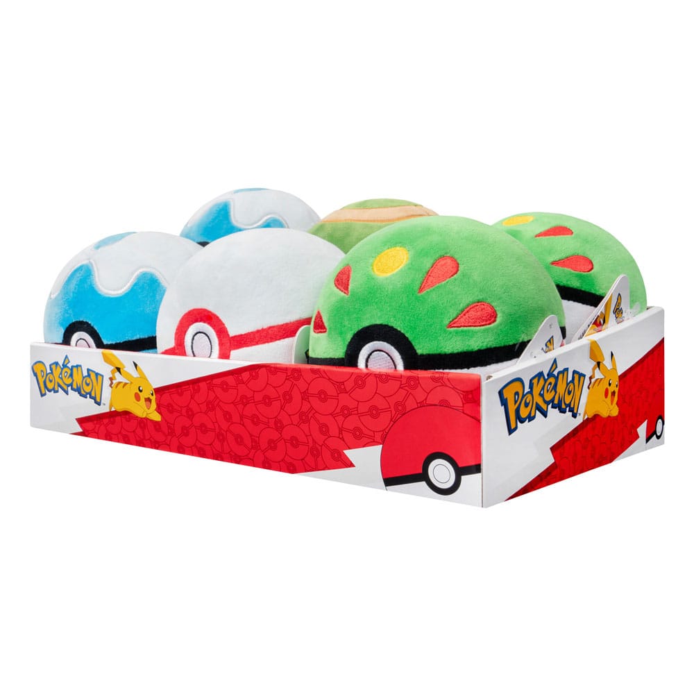 Pokémon Plush Figures Poké Balls 10 cm Assortment (6)
