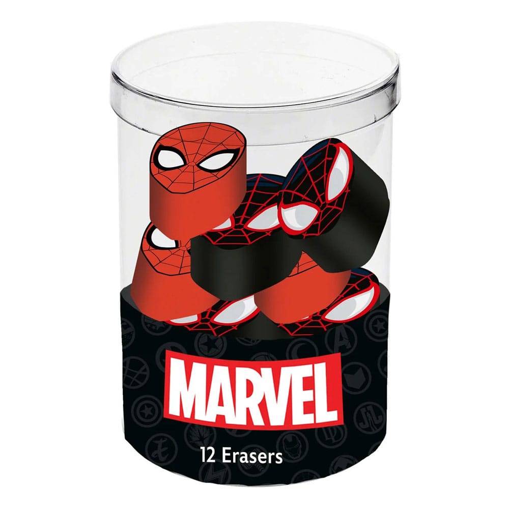 Spider-Man Erasers 12-Pack
