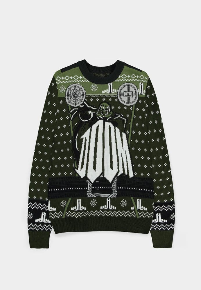 Marvel Christmas Sweater Avengers: Doomsday - Dr. Doom Size S