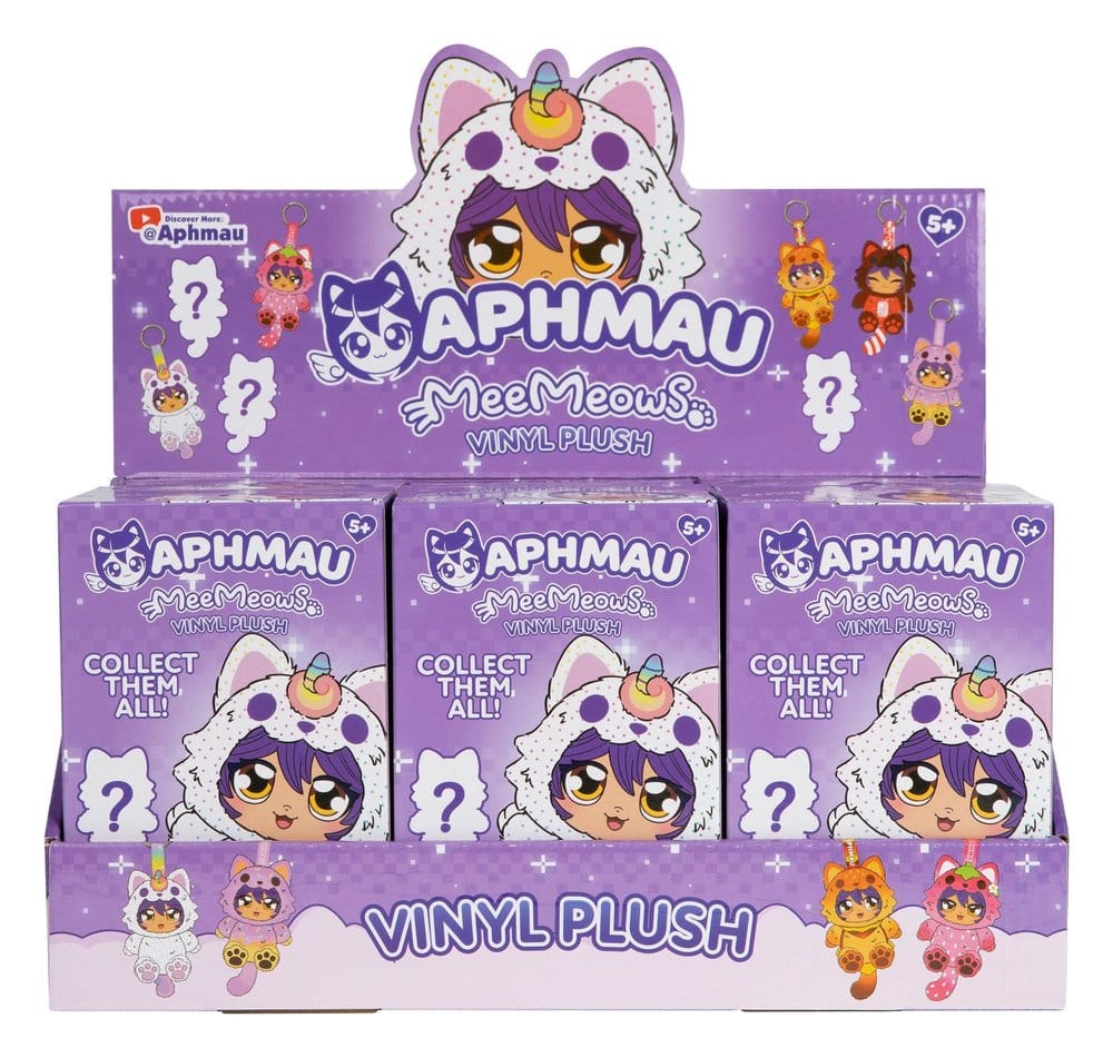 Aphmau Vinyl Plush Bag Charm Blind Box Display (6)