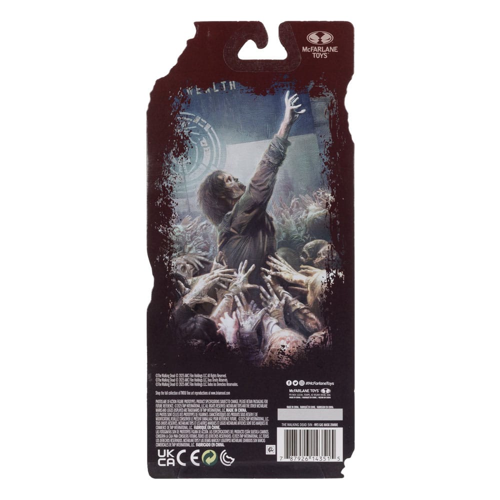The Walking Dead Action Figure Gas Mask Zombie (Season 4) 13 cm