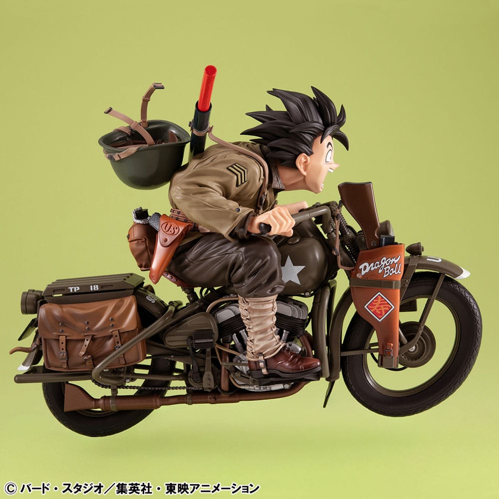 Dragonball Z 05 Desktop Real McCoy PVC Diorama Son Goku & Bike 18 cm