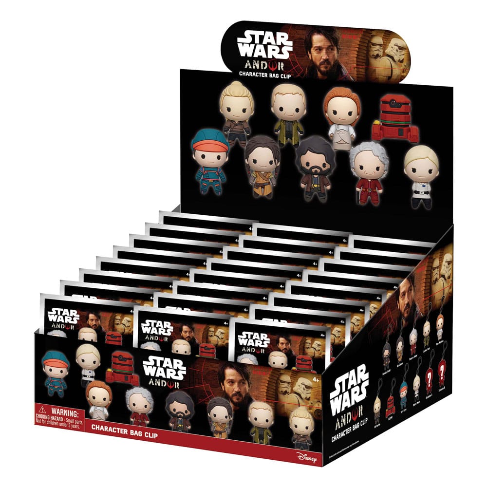 Star Wars 3D Foam Bag Clips Andor Display (24)