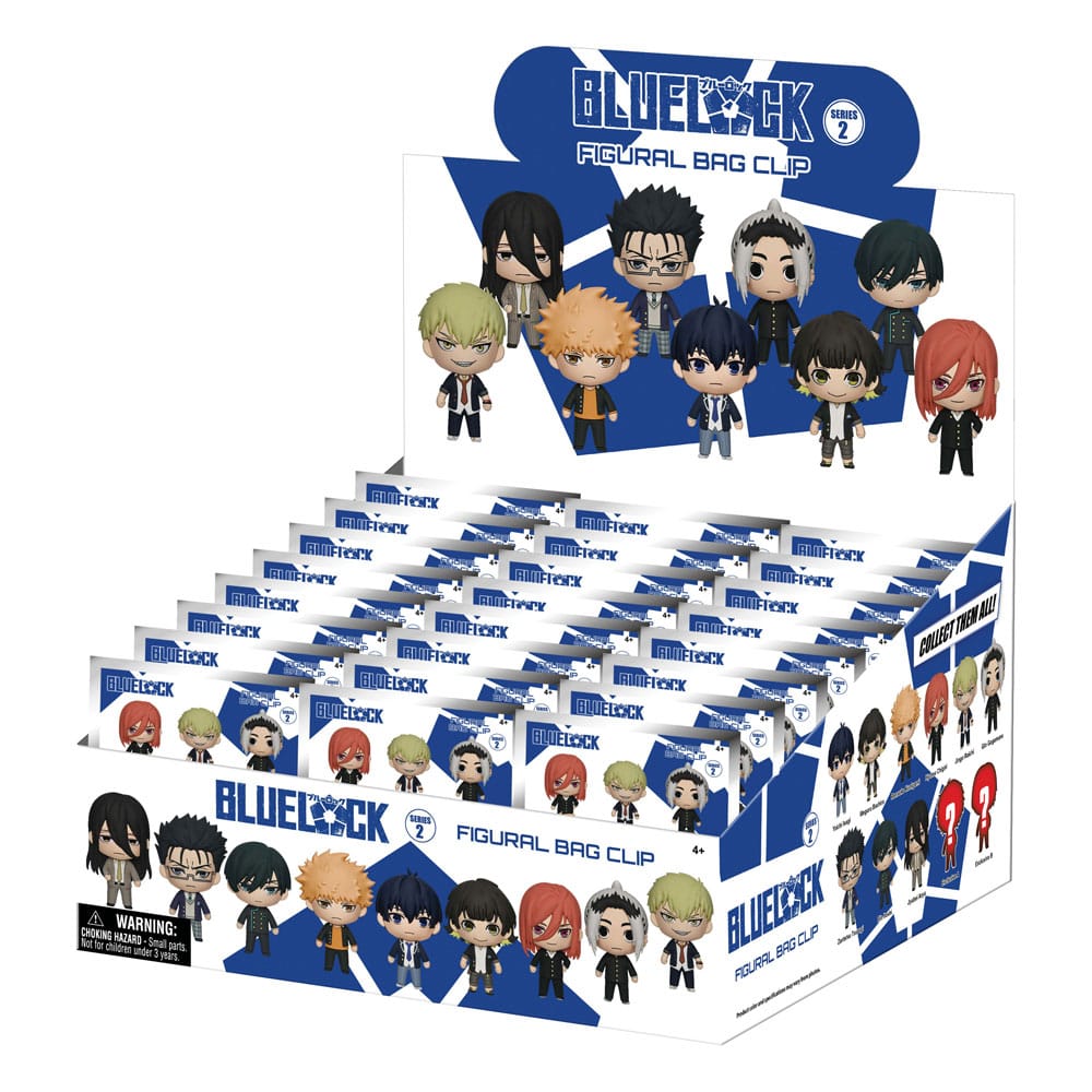 Blue Lock 3D Foam Bag Clips Series 2 Display (24)