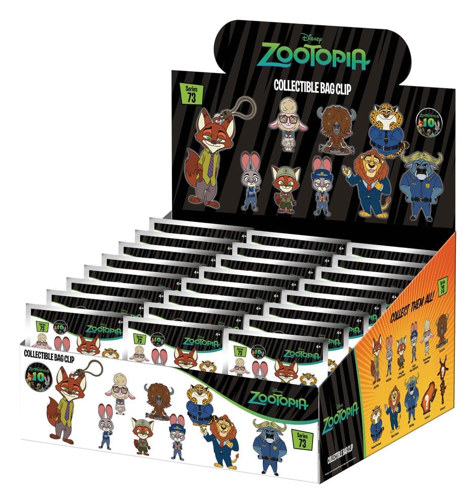 Zootopia 3D Foam Bag Clips Serie 73 Display (24)