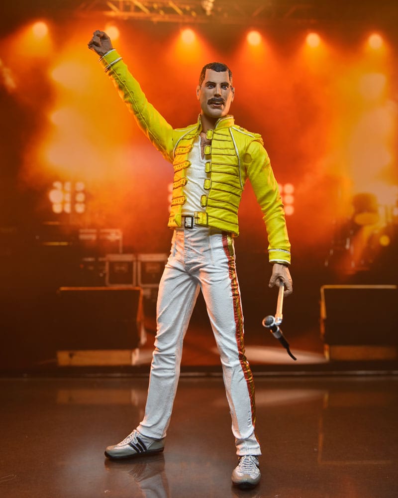 Freddie Mercury Actionfigur Freddie Mercury (Gelbe Jacke) 18 cm