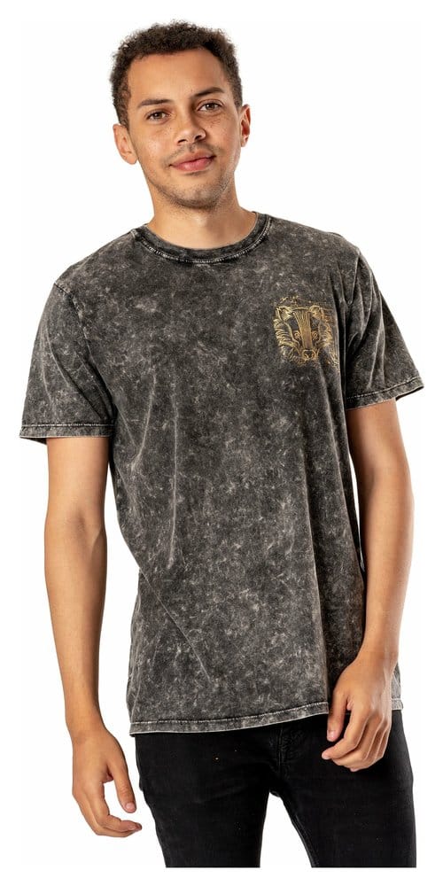 Harry Potter T-Shirt Hufflepuff Acid Wash Size XL