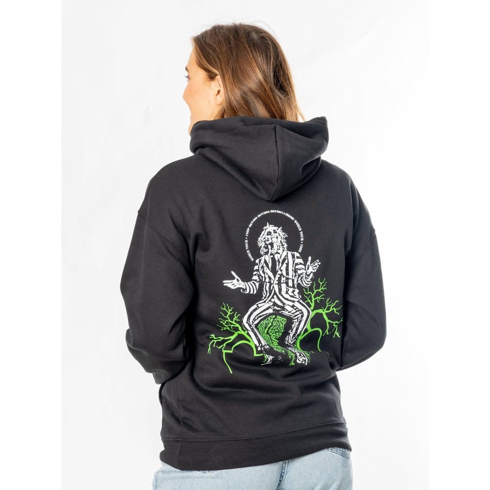 Beetlejuice Hooded Sweater Front Back World Tour Size L