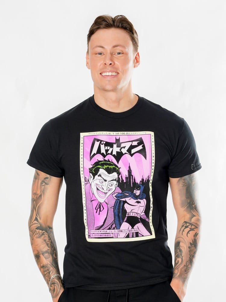 Batman T-Shirt Joker Anime Poster Size S