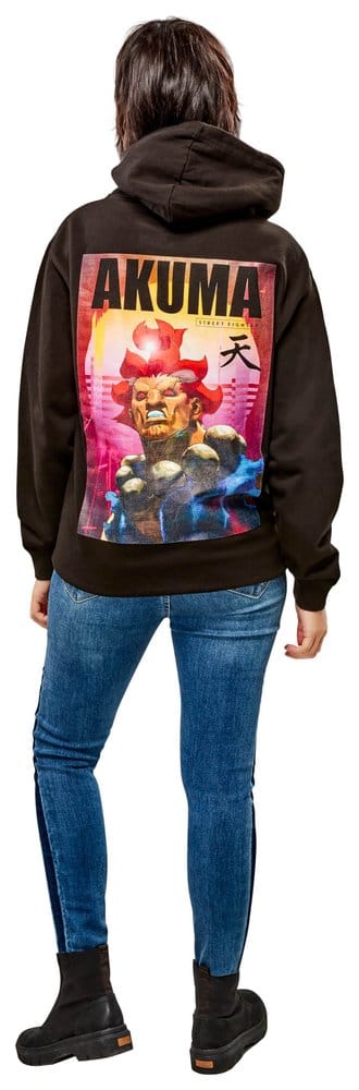 Street Fighter Hooded Sweater Akuma Reverse Size XXL