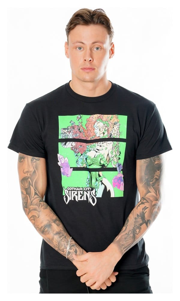 Gotham City Sirens T-Shirt Poison Ivy Sirens Cash Black Size L