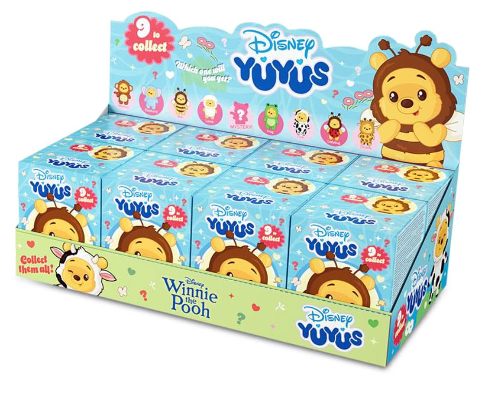Disney YuYus Plush Key rings Winnie the Pooh 12 cm Blindbox Display (8)
