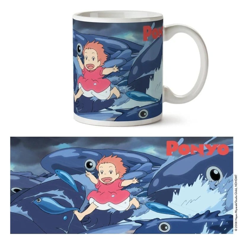 Ponyo Mug Waves