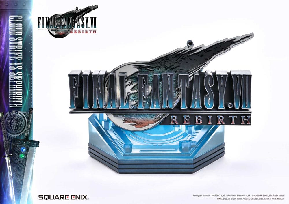 Final Fantasy VII Rebirth Statues 2-Pack 1/4 Cloud Strife vs Sephiroth 69 cm