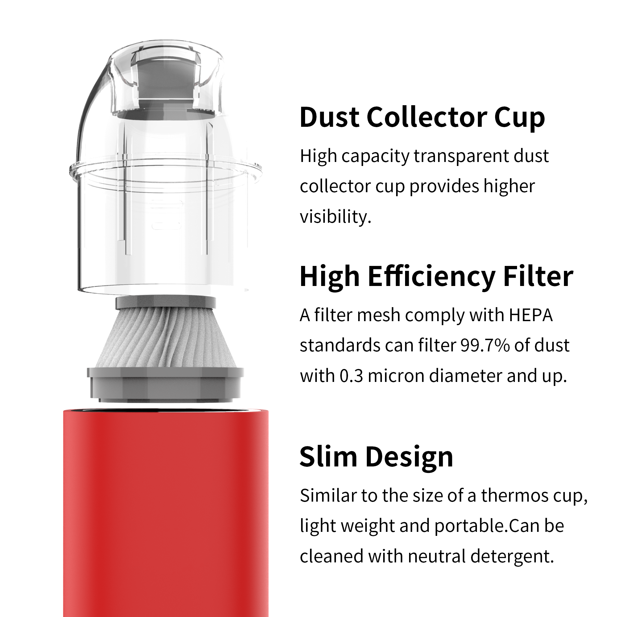 DSPIAE HC-V Hand-Held Cordless Vacuum