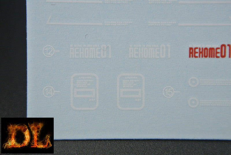 D.L Model Decal - P02 - PG MBF-P02 Gundam Astray Red Frame 1/60