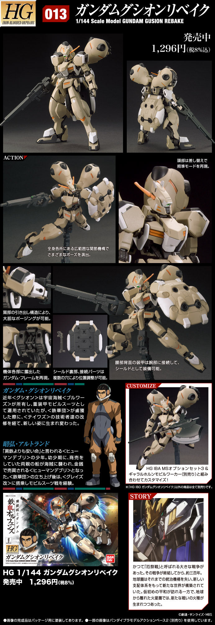 HG Gusion Rebake 1/144