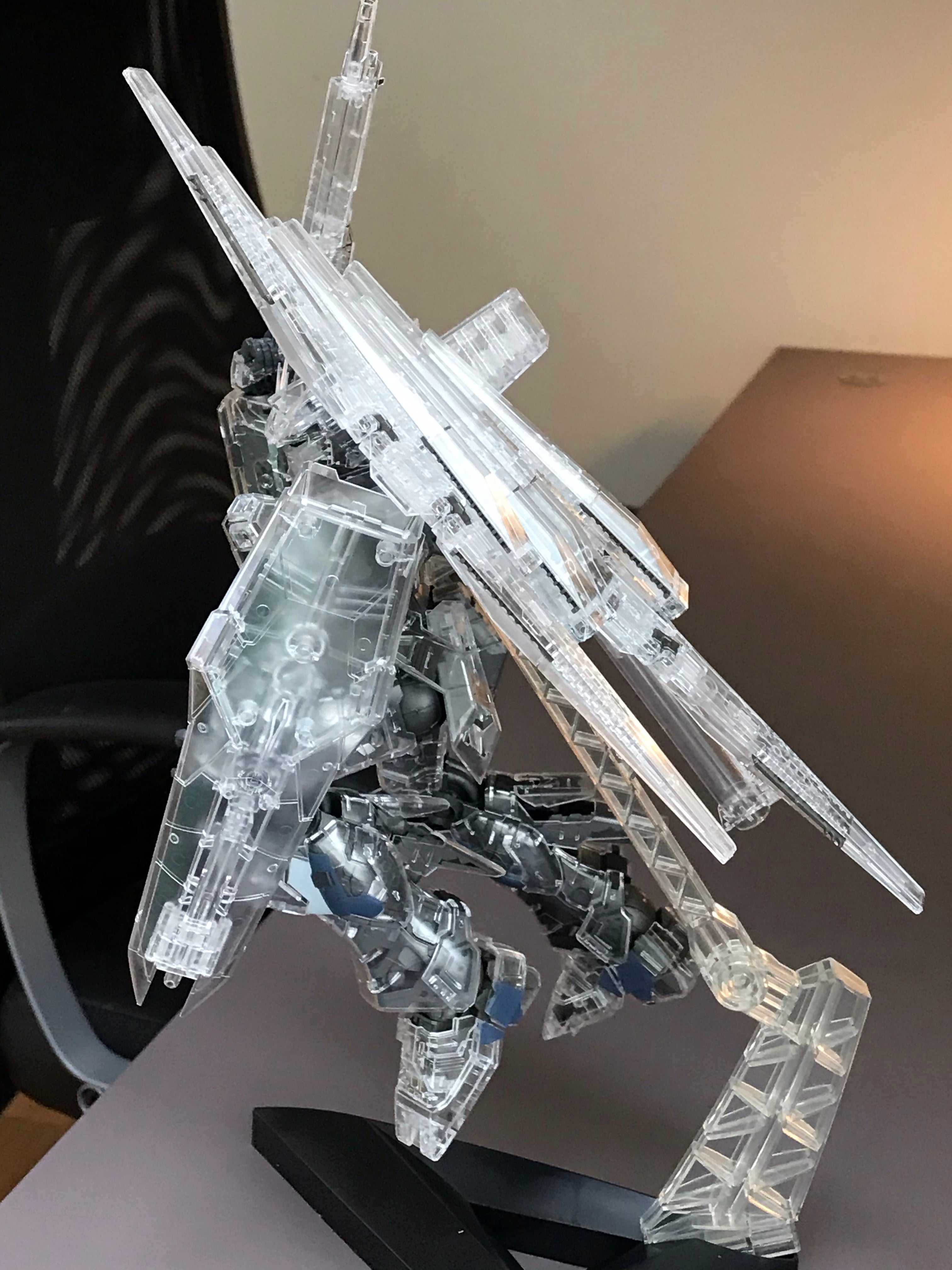 MG Gundam Nu Ver. Ka Mechanical Clear 1/100 - gundam-store.dk