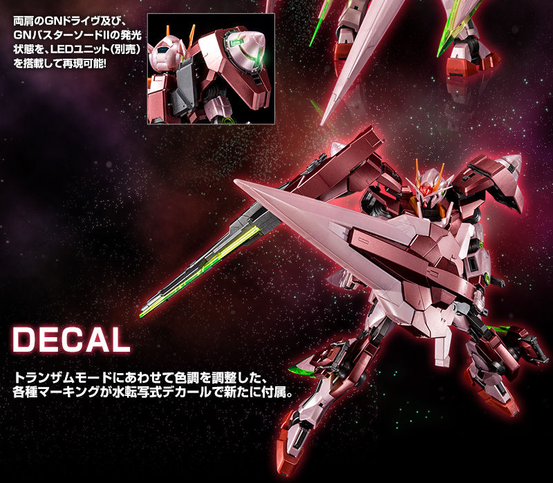 MG Gundam Seven Sword/G (Trans-Am Mode) (Special Coating) 1/100