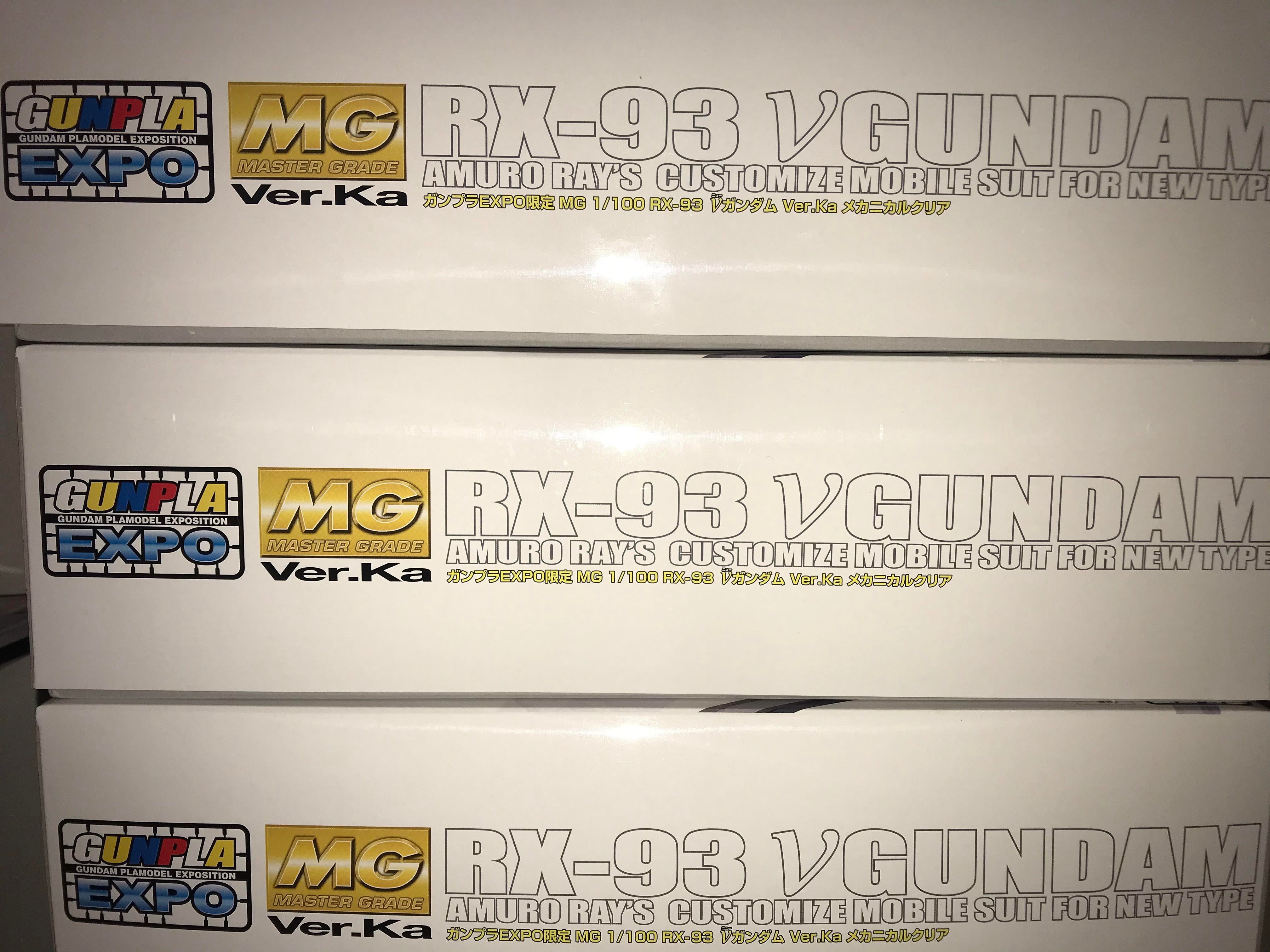 MG Gundam Nu Ver. Ka Mechanical Clear 1/100 - gundam-store.dk