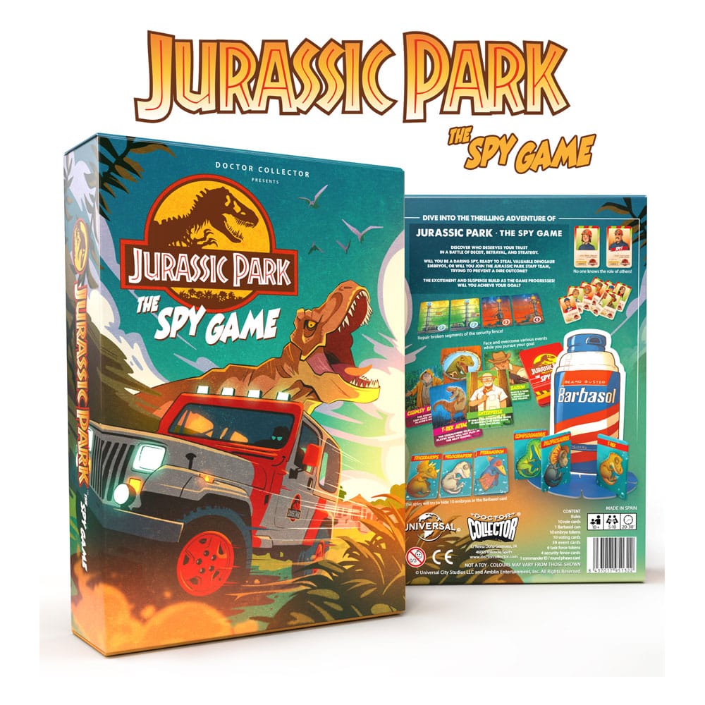 Jurassic Park Hidden Role Game Das Spionagespiel *Englische Version*