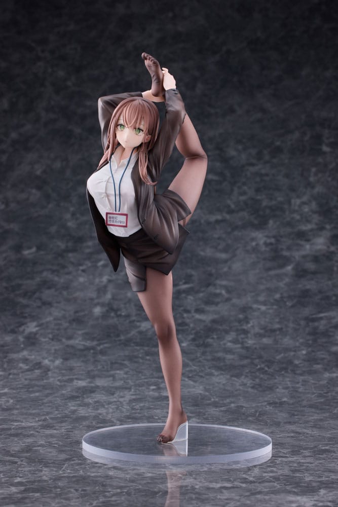 Original Character PVC Statue 1/4 OL-chan Who Doesn't Want to Go to Work White Ver. 26 cm