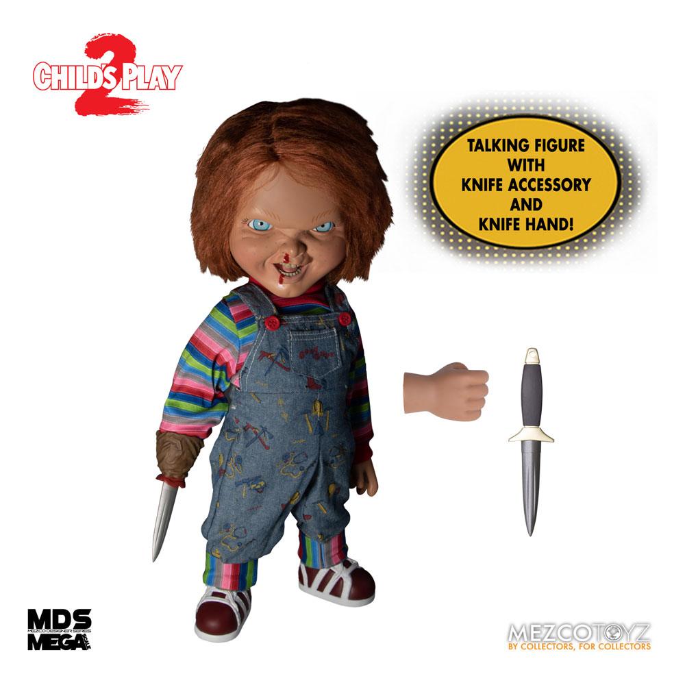 Child's Play 2 Designer Series Talking Menacing Chucky 38 cm