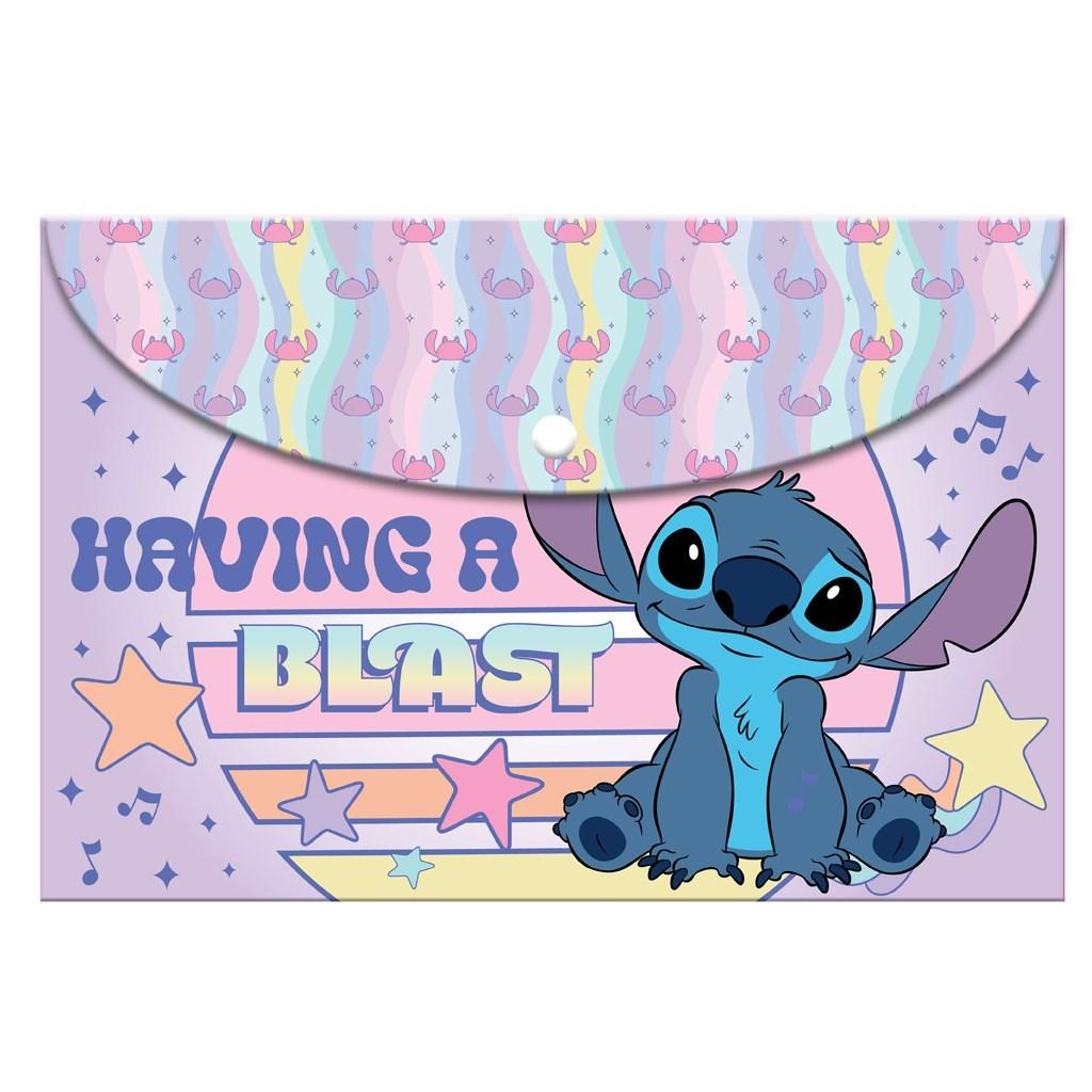 STITCH - Having a Blast - Folder with Button Size A4