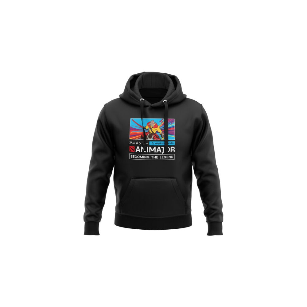 Animajor - Dota 2 Hoodie Black Juggernaut, S