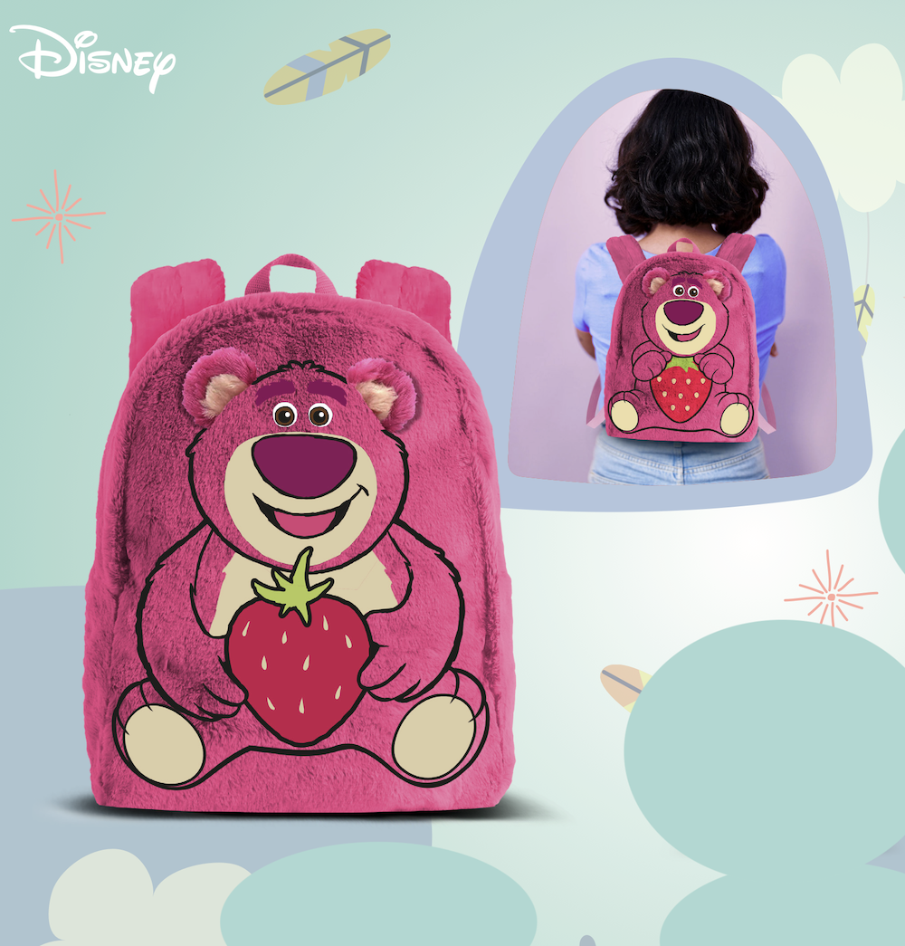 TOY STORY - Lotso - Mini Fur BackPack '25x21x12cm'