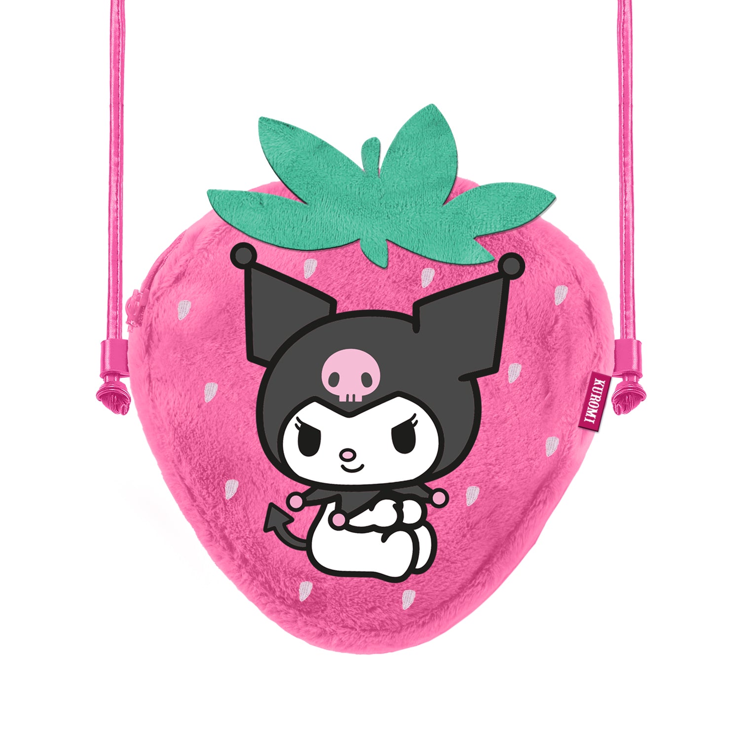 KUROMI - Strawberry - Mini Fur Shoulder Bag '20x15x6cm'