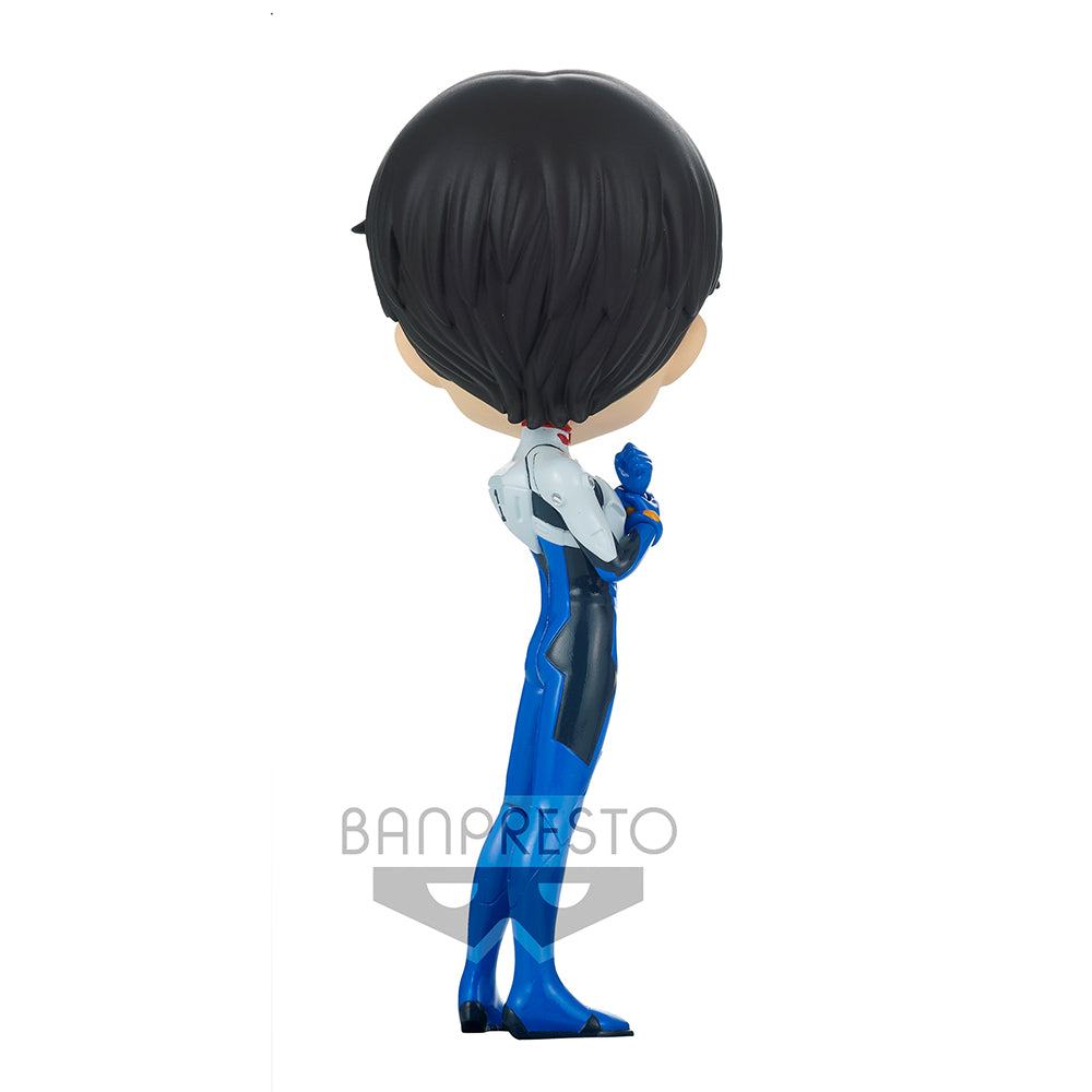 Bandai Banpresto Evangelion: New Theatrical Edition - Q Posket-Shinji Ikari Plugsuit Style (Ver.A) Figure