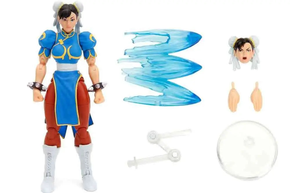 STREET FIGHTER 2 CHUN LI BLUE DRESS 1/12 DELUXE ACTION FIGURE