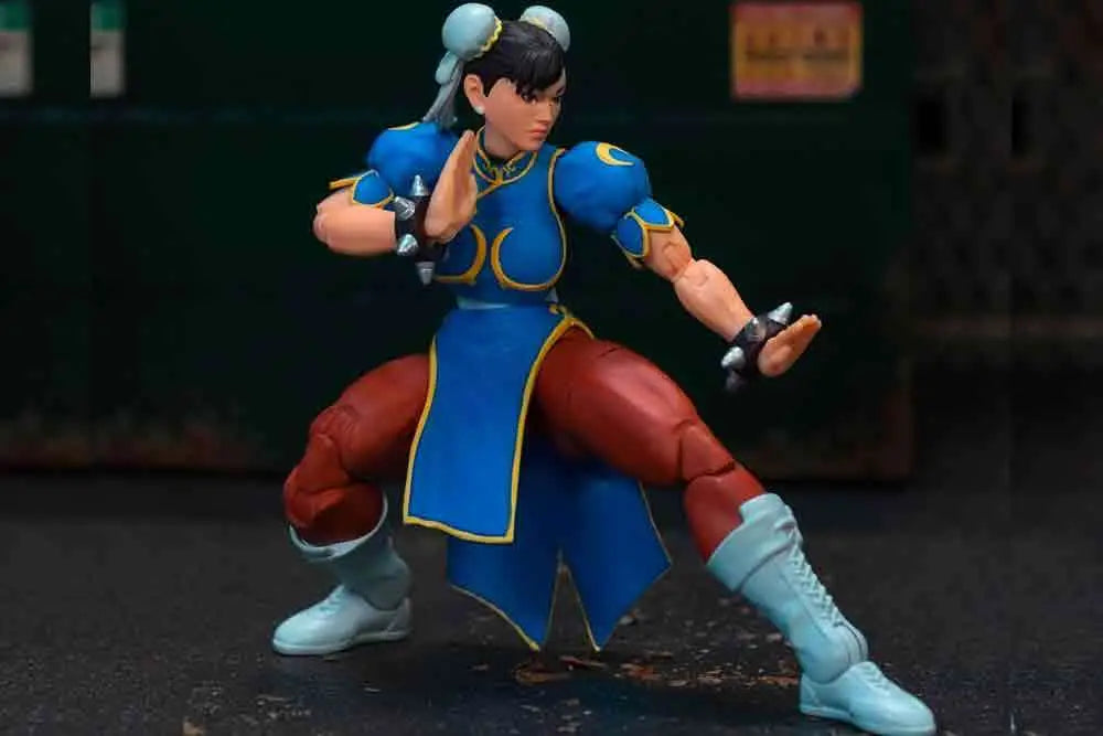 STREET FIGHTER 2 CHUN LI BLUE DRESS 1/12 DELUXE ACTION FIGURE