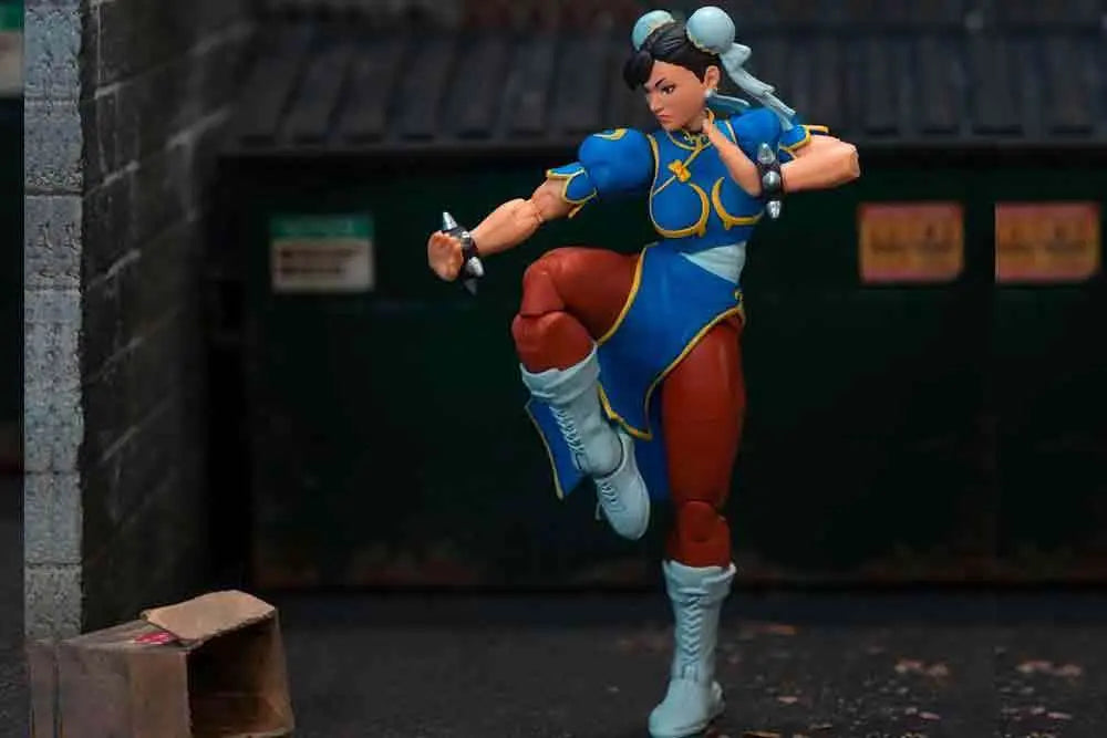 STREET FIGHTER 2 CHUN LI BLUE DRESS 1/12 DELUXE ACTION FIGURE