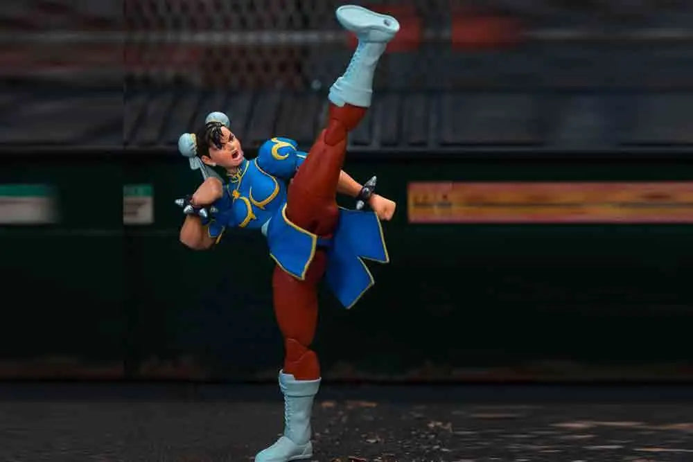 STREET FIGHTER 2 CHUN LI BLUE DRESS 1/12 DELUXE ACTION FIGURE