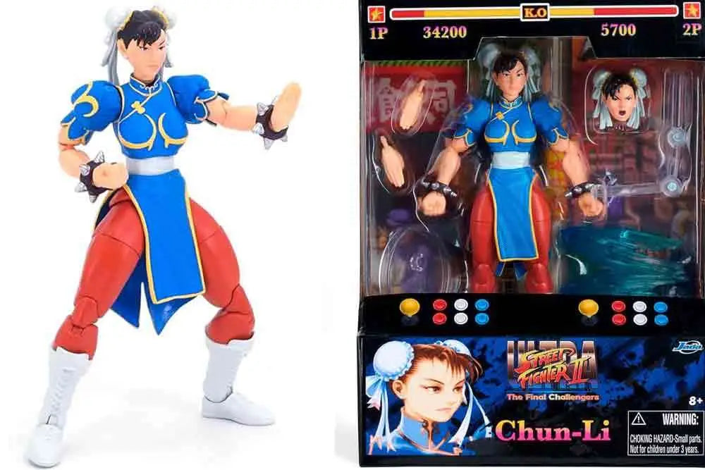 STREET FIGHTER 2 CHUN LI BLUE DRESS 1/12 DELUXE ACTION FIGURE