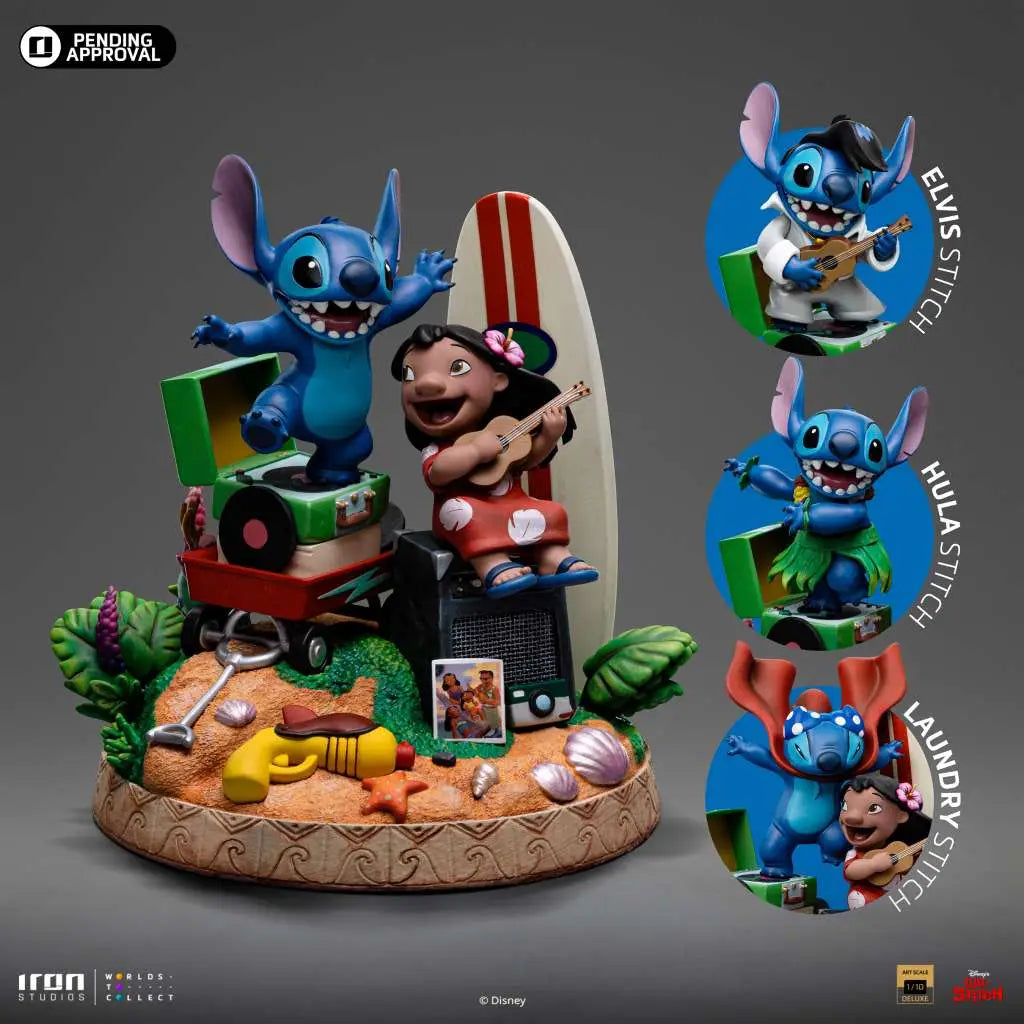 DISNEY CLASSICS LILO AND STITCH DELUXE 1/10 STATUE