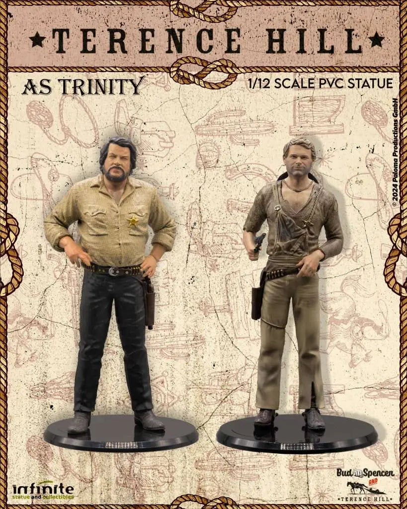 TERENCE HILL AS TRINITY 1/12 PVC STATUE