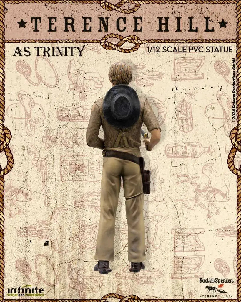 TERENCE HILL AS TRINITY 1/12 PVC STATUE