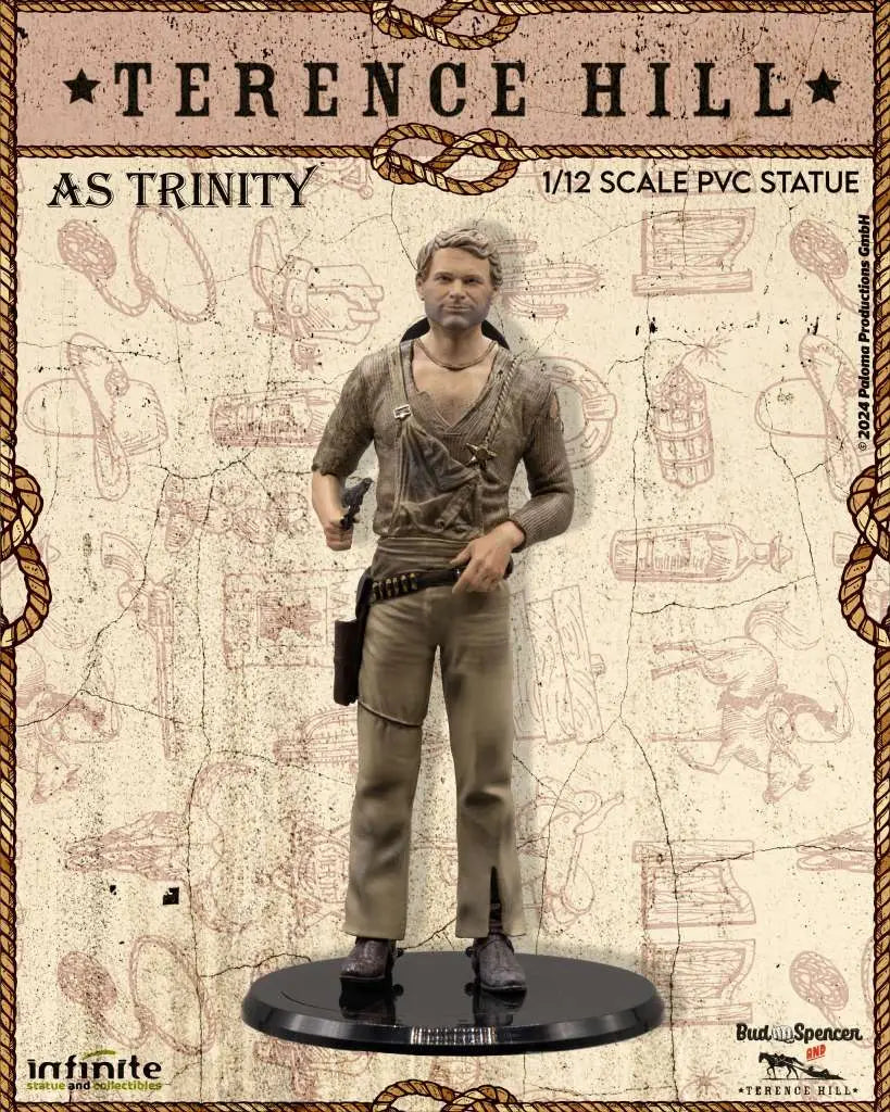 TERENCE HILL AS TRINITY 1/12 PVC STATUE