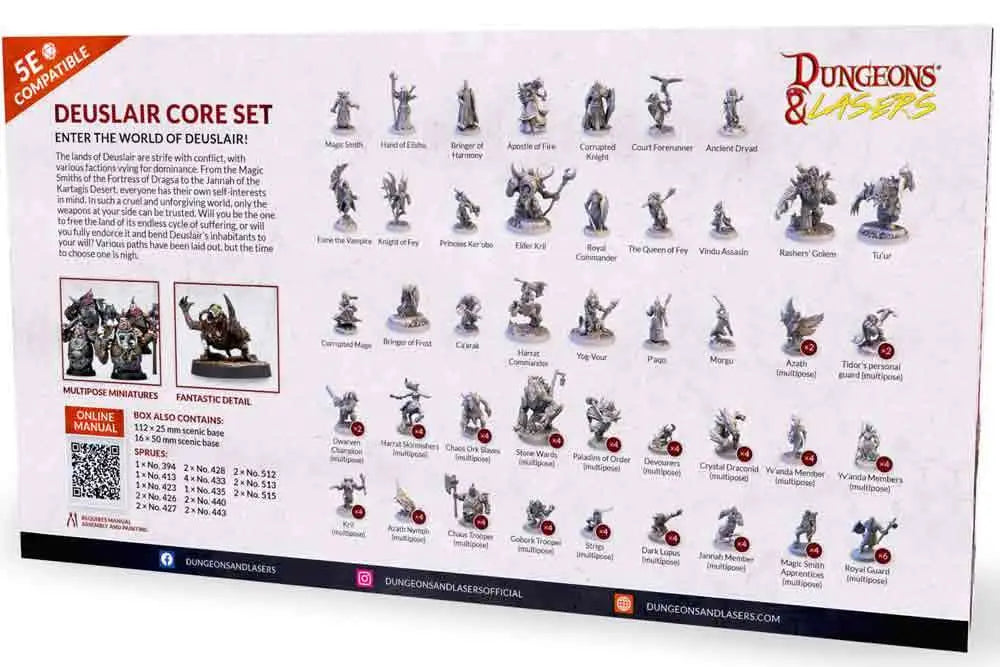 DUNGEONS & LASERS - DEUSLAIR CORE SET