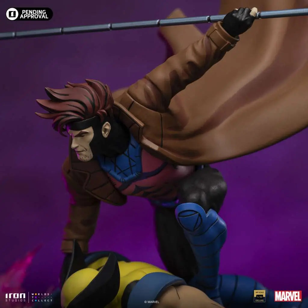 X-MEN 97 WOLVERINE & GAMBIT 1/10 STATUE