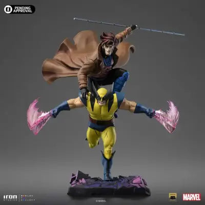 X-MEN 97 WOLVERINE & GAMBIT 1/10 STATUE