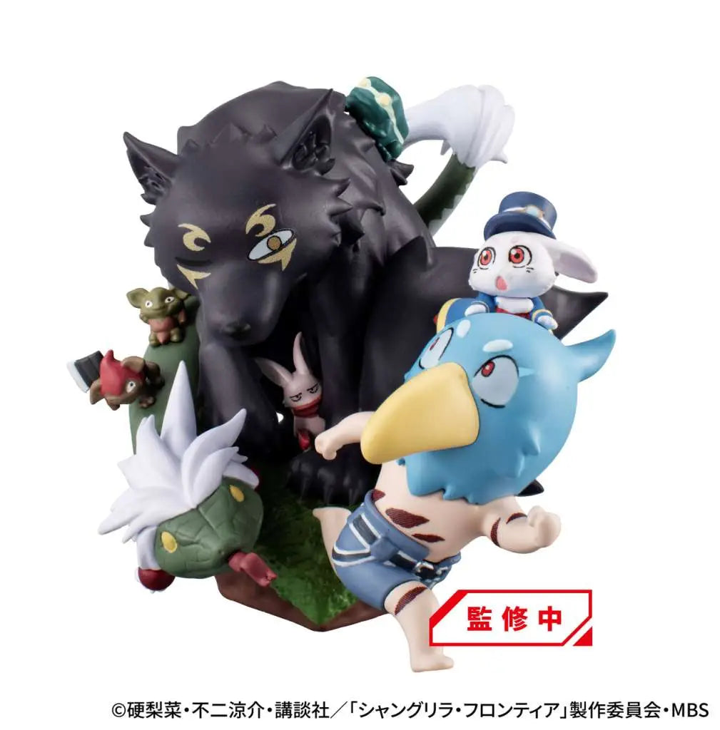 PETITRAMA EX SHANGRI-LA FRONTIER VS MONSTER DIORAMA COLLECTION SET