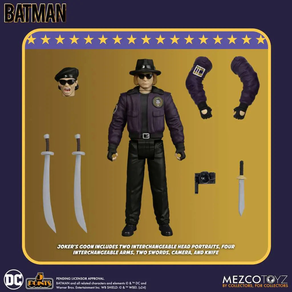 5 POINTS 1989 BATMAN AF SET (3)