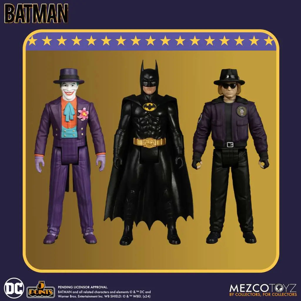 5 POINTS 1989 BATMAN AF SET (3)